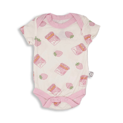 Strawberry Pocky Baby Onesie