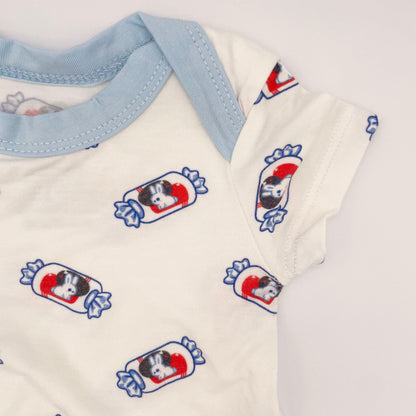 White Rabbit Candy Baby Onesie