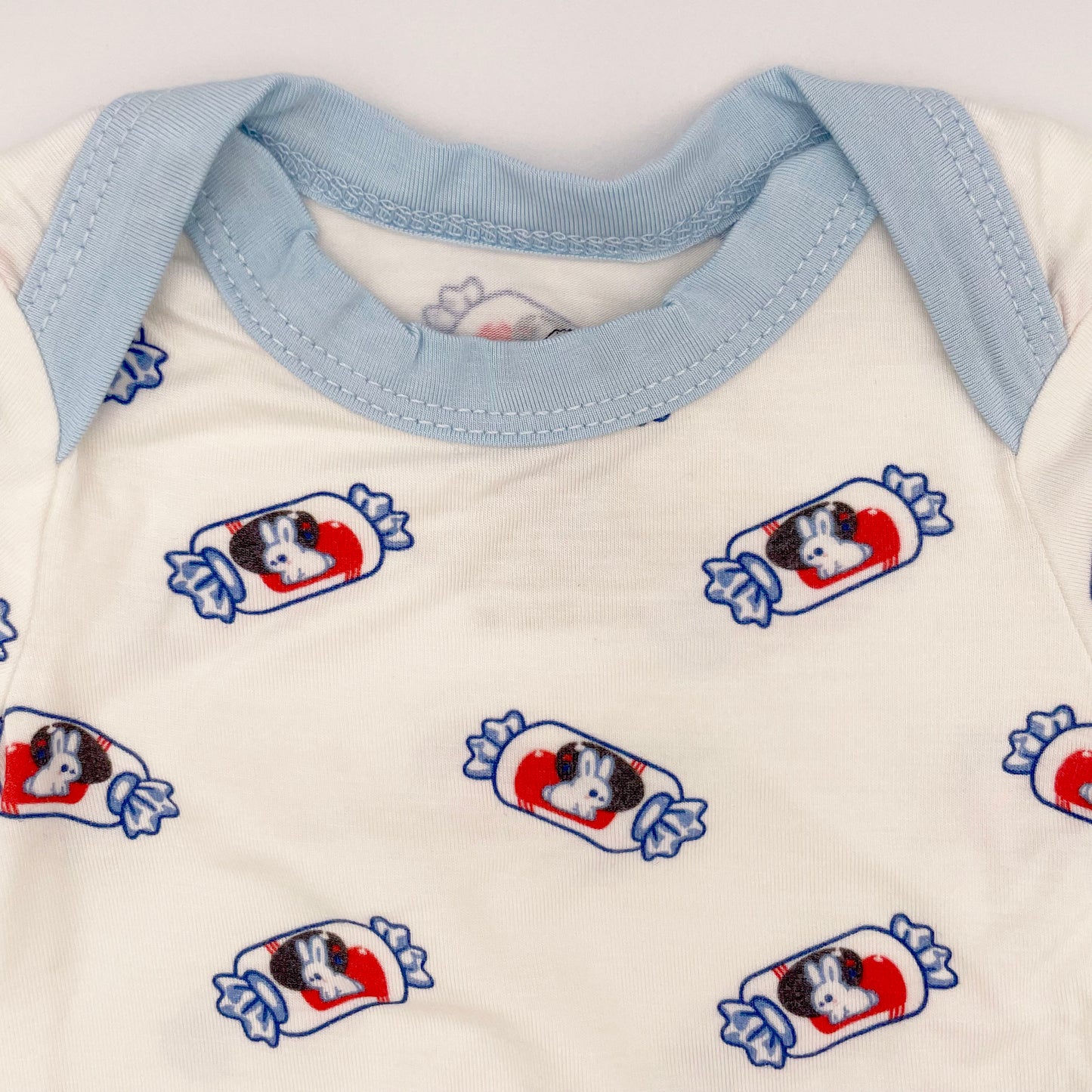 White Rabbit Candy Baby Onesie